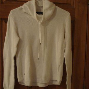 Women's Funnel Neck Waffle Knit Pullover